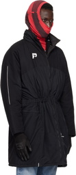 Prototypes Black Trackpant Coach Parka Jacket