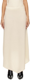 LISA YANG Off-White Clementine Maxi Skirt