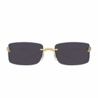 Cartier Eyewear Cartier Ct0503s Panthère De Cartier 001 Gold Grey Sunglasses
