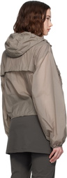 ROA Taupe Spinnaker Windbreaker Jacket