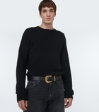 Versace - Medusa buckle leather belt