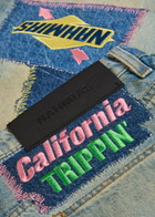 Nahmias Moto Patch Embroidered Denim