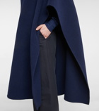 The Row Bruun wool and cashmere cape