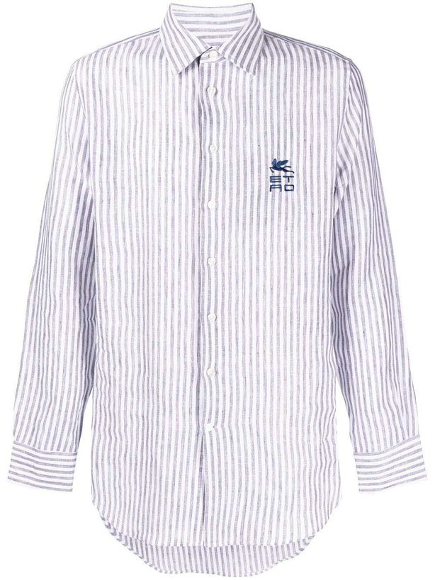 Photo: ETRO - Logo Striped Shirt