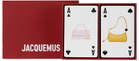 Jacquemus Red Guirlande 'Le Set de Cartes' Playing Card Set