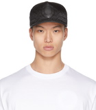 Burberry Black Jacquard Monogram Baseball Cap