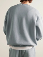 Auralee - Fleece-Back Cotton-Jersey Sweatshirt - Blue