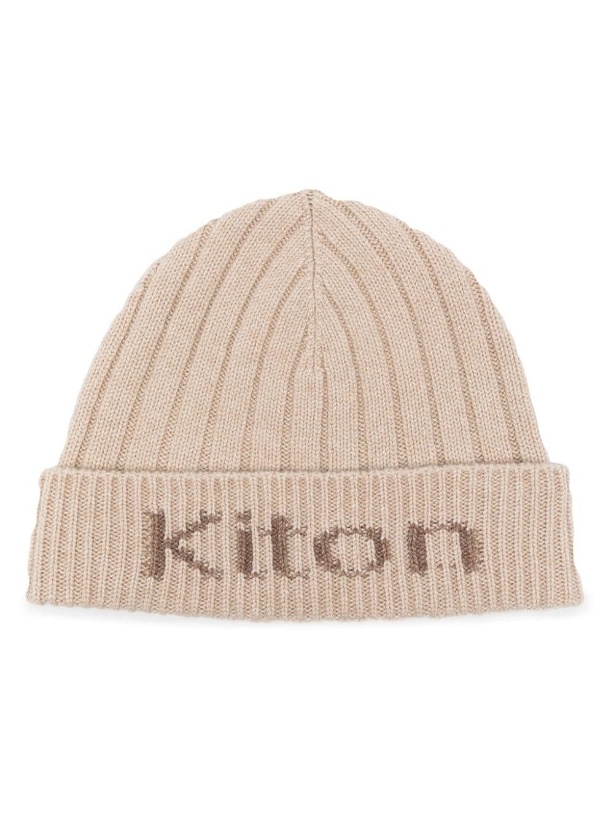 Photo: KITON - Logo Cashmere Beanie