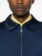 Labrum London Blue Zip-Up Shell Coat