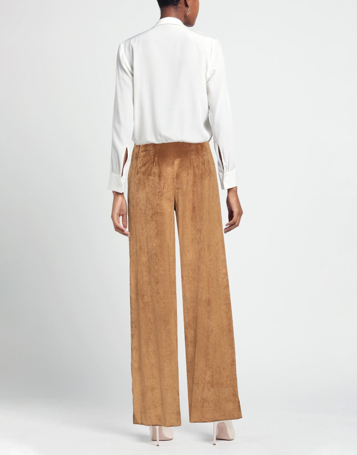 Alessia Santi Womens Pants Camel