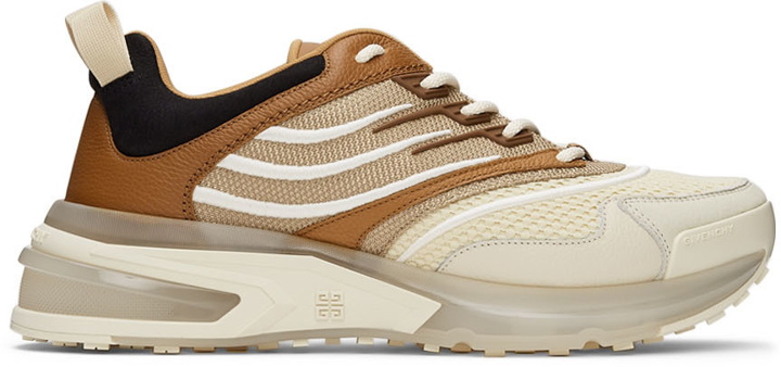 Photo: Givenchy Beige & Brown GIV 1 Sneakers