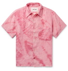 Story Mfg. - Tie-Dyed Organic Linen Shirt - Pink