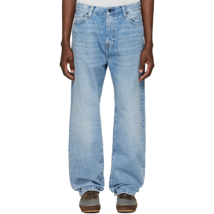 Photo: Carhartt Work In Progress Blue Aaron Jeans