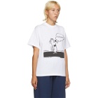 Aries White Stoner Bear T-Shirt