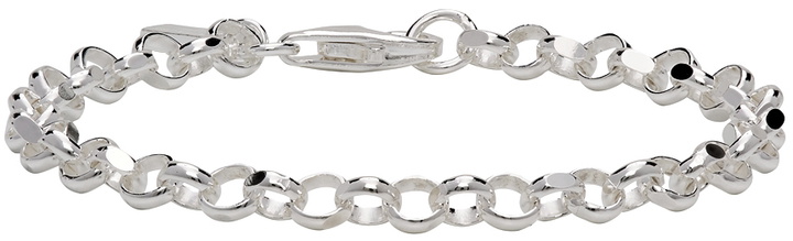 Photo: Hatton Labs Silver Diamond Cut Belcher Bracelet