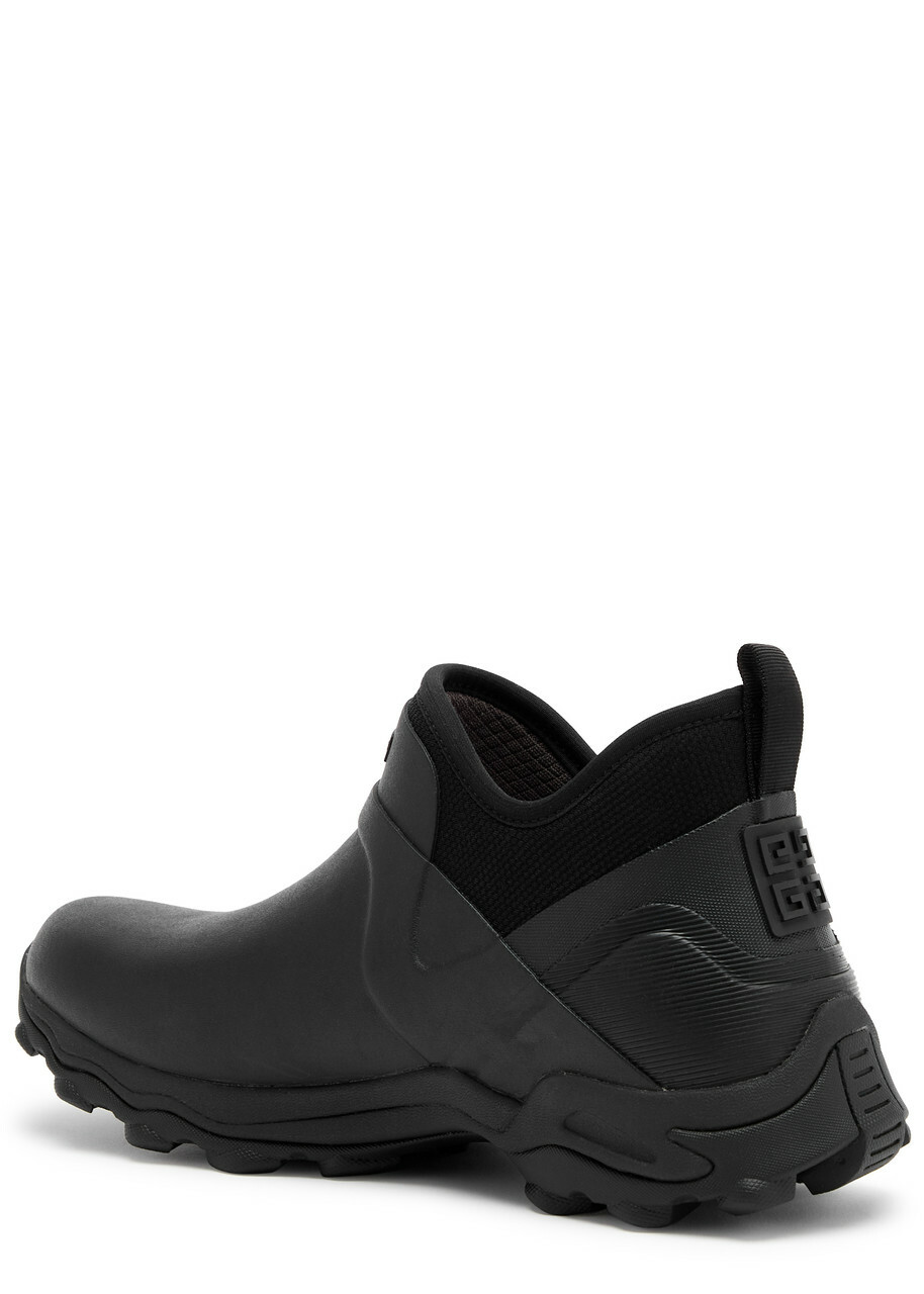 Givenchy Bogs Rubber Ankle Boots Black