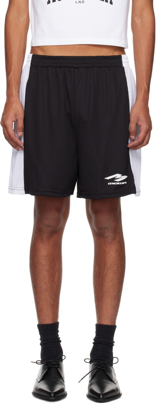 Photo: Mowalola Black & White Sucker Shorts