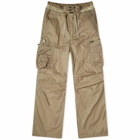Andersson Bell Women's Balloon Pocket Parachute Pants in Yellow Beige