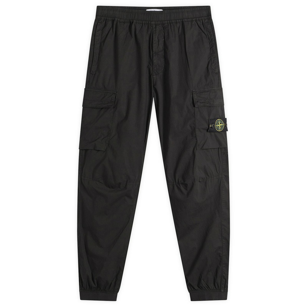 Stone Island Men's Paracadute Cargo Trousers in Black