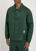 Bode Knolly Brook Side Canvas Jacket Dark Green