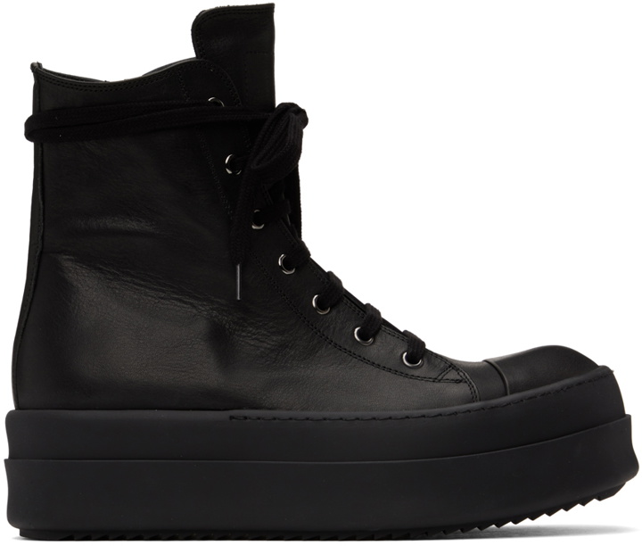 Photo: Rick Owens Black Mega Bumper Sneakers