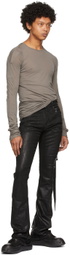 Rick Owens Drkshdw Black Tyrone Bootcut Jeans