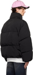 Acne Studios Black Puffer Down Jacket