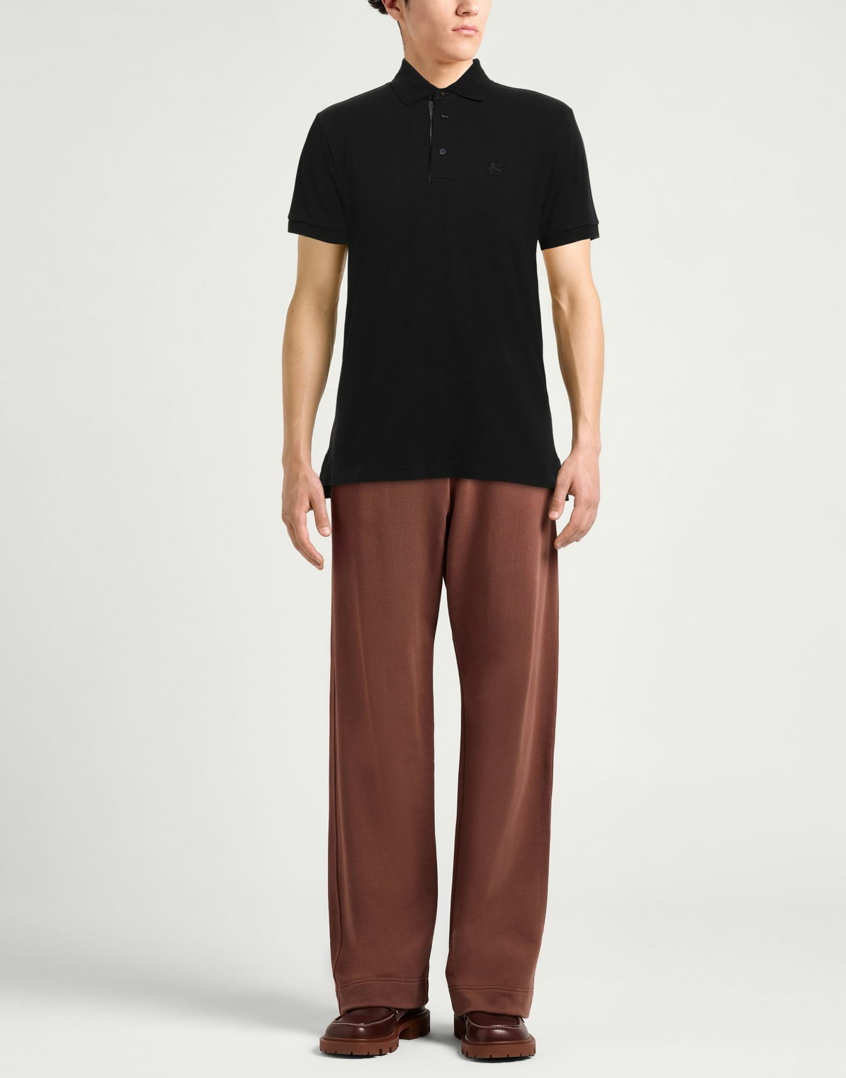 Etro Mens Polo shirt in Black