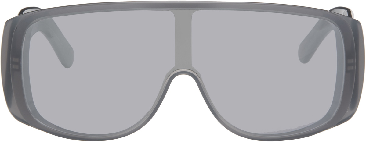 MM6 Maison Margiela Gray Mask Sunglasses