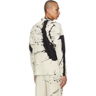 Homme Plisse Issey Miyake White Splash Sweater