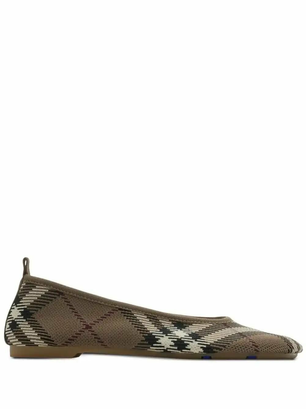 Burberry Multicolor Polyester Ballet Flats
