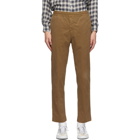 PRESIDENTs Khaki Garment-Dyed Vernon Trousers