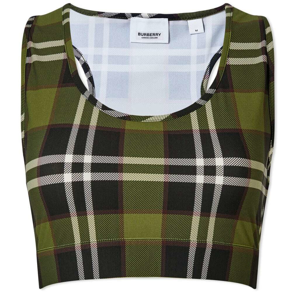 Photo: Burberry Immy Checked Bralet Top