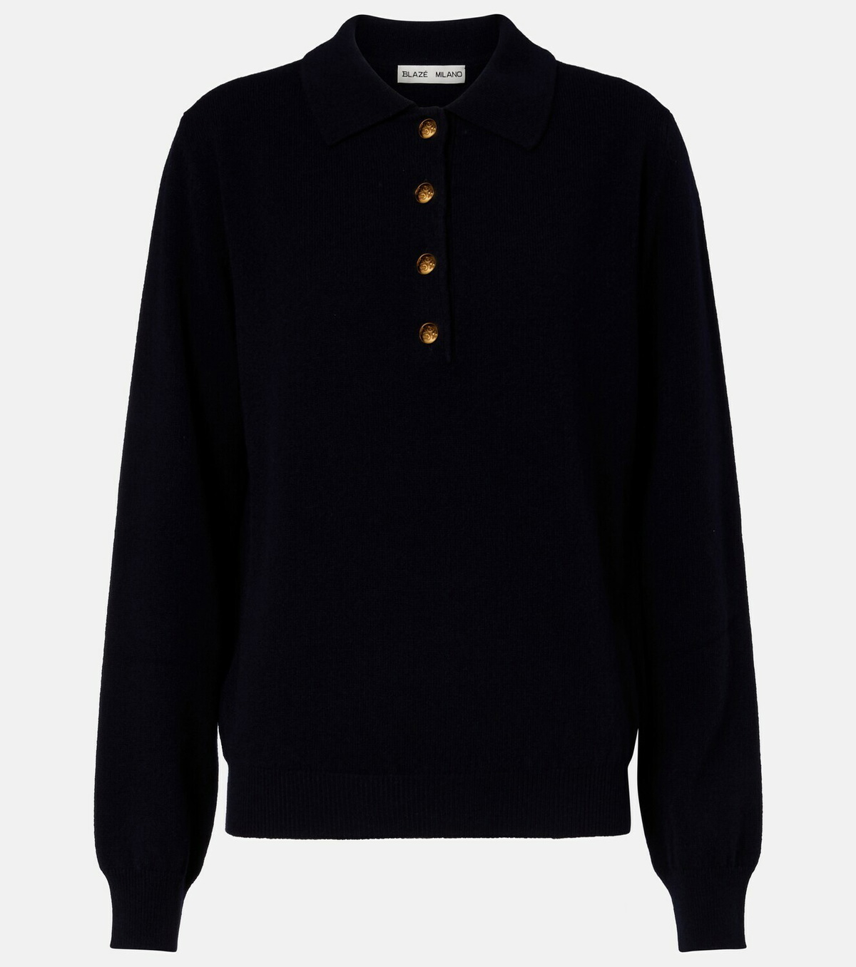 Blazé Milano Highland wool and cashmere polo sweater
