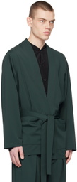 RAINMAKER KYOTO Green Belted Cardigan