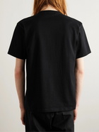 UNDERCOVER - Printed Cotton-Jersey T-Shirt - Black