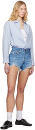 Levi's Blue 501 Original Denim Shorts