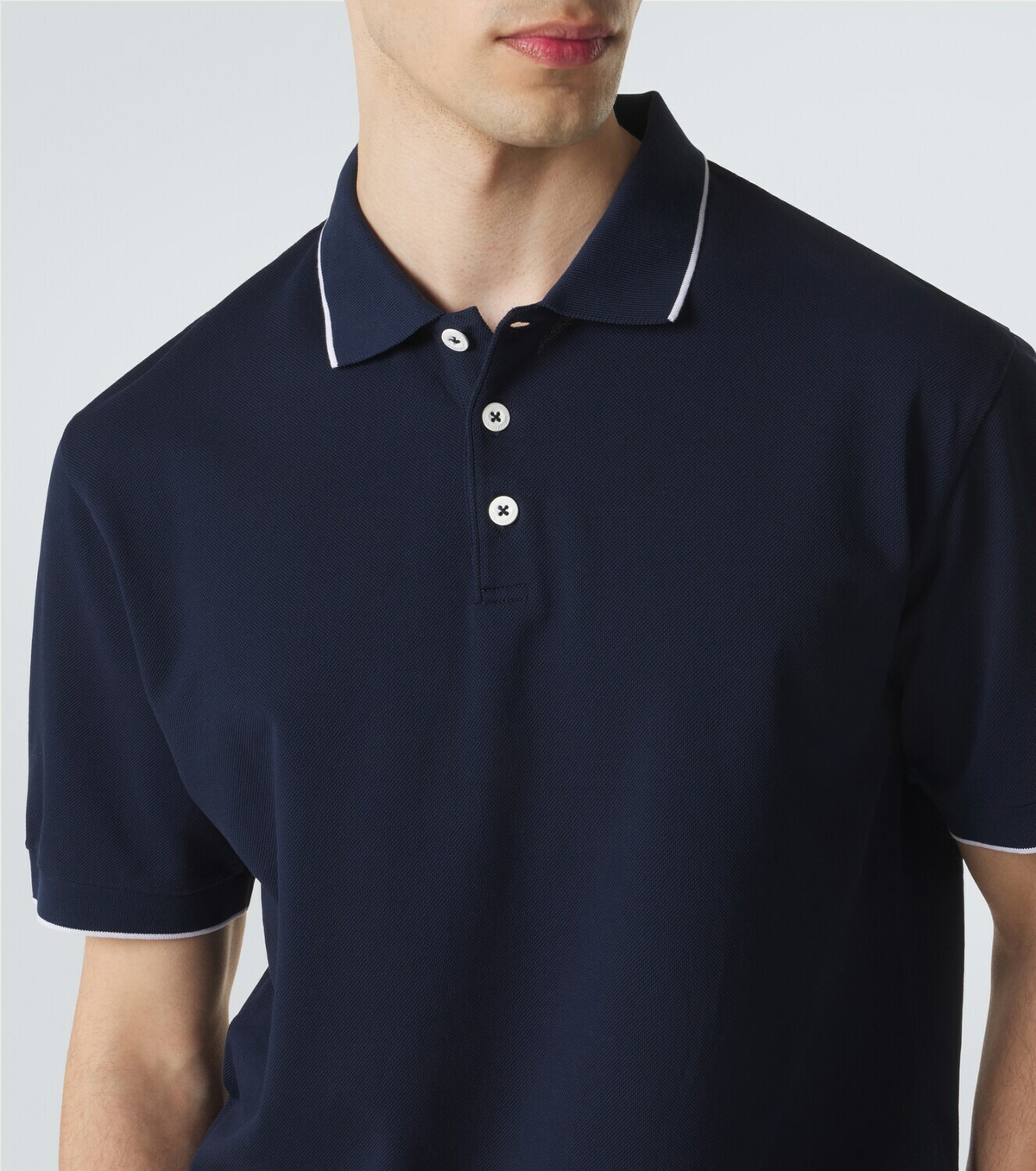 Giorgio Armani Cotton piqué polo shirt