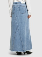 DESIGNERS REMIX Miles Patchwork Denim Maxi Skirt