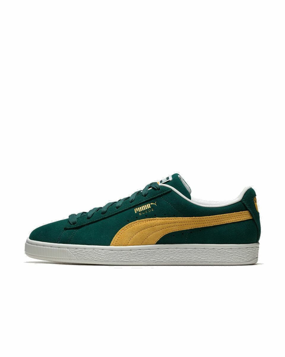 Photo: Puma Suede Teams Ii Green - Mens - Lowtop