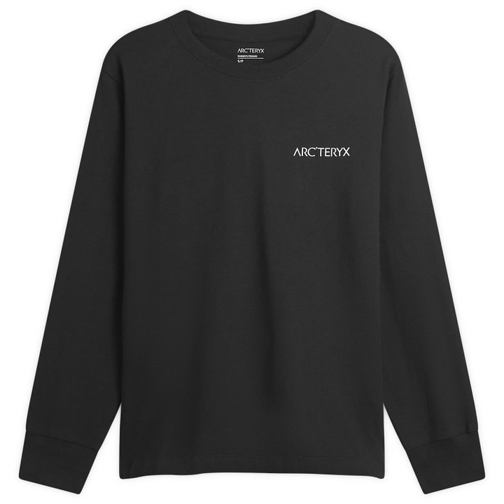 Photo: Arc'teryx Women's Kragg Cotton Bird Crew LS W in Black/White