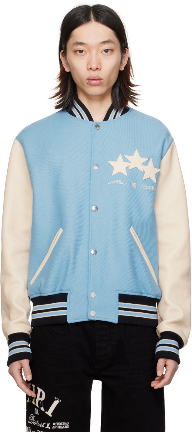 AMIRI Blue Stars Bomber Jacket Amiri