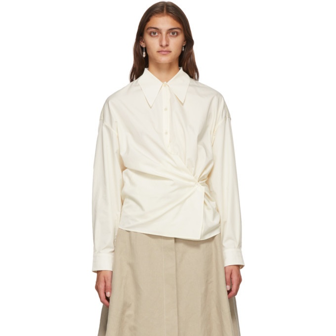 Lemaire Off-White Twisted Shirt Lemaire