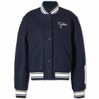 Golden Goose Women's Golden Star Bomber Jacket in Dark Blue/White
