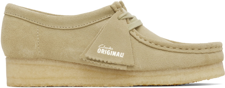 Photo: Clarks Originals Beige Wallabee Derbys