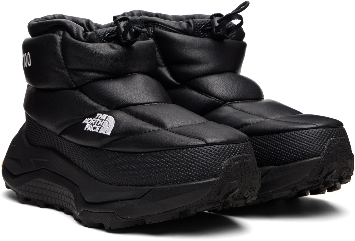 The North Face Black Leather Pack Hybrid Boots The North Face