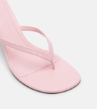 Amina Muaddi Juliette leather thong sandals