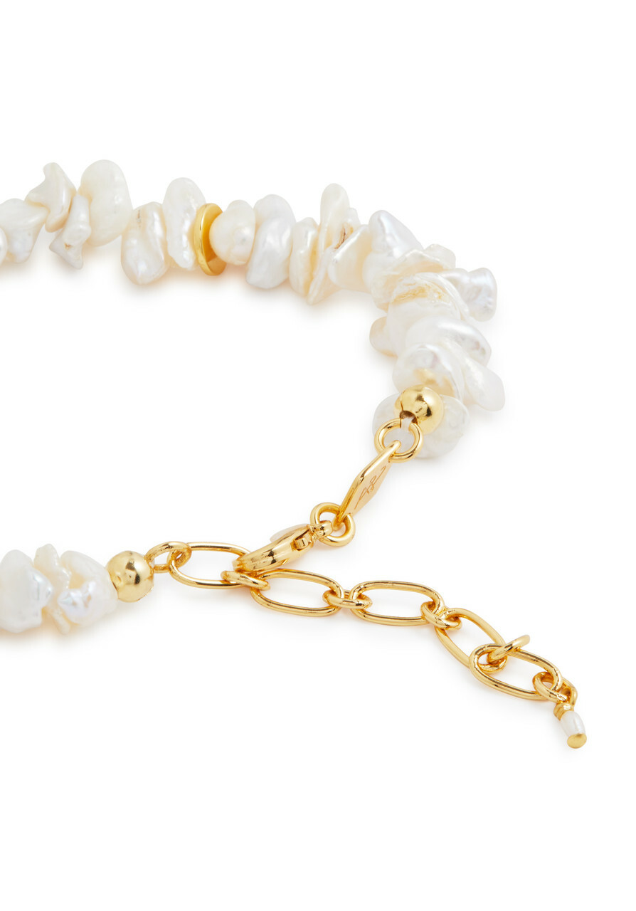 Anni LU Pearl Power 24kt Gold-plated Bracelet - One Size