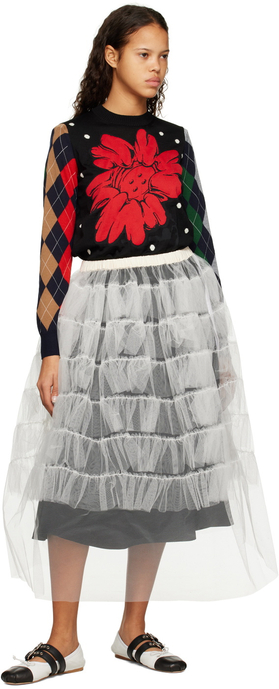 tao Black Intarsia Sweater