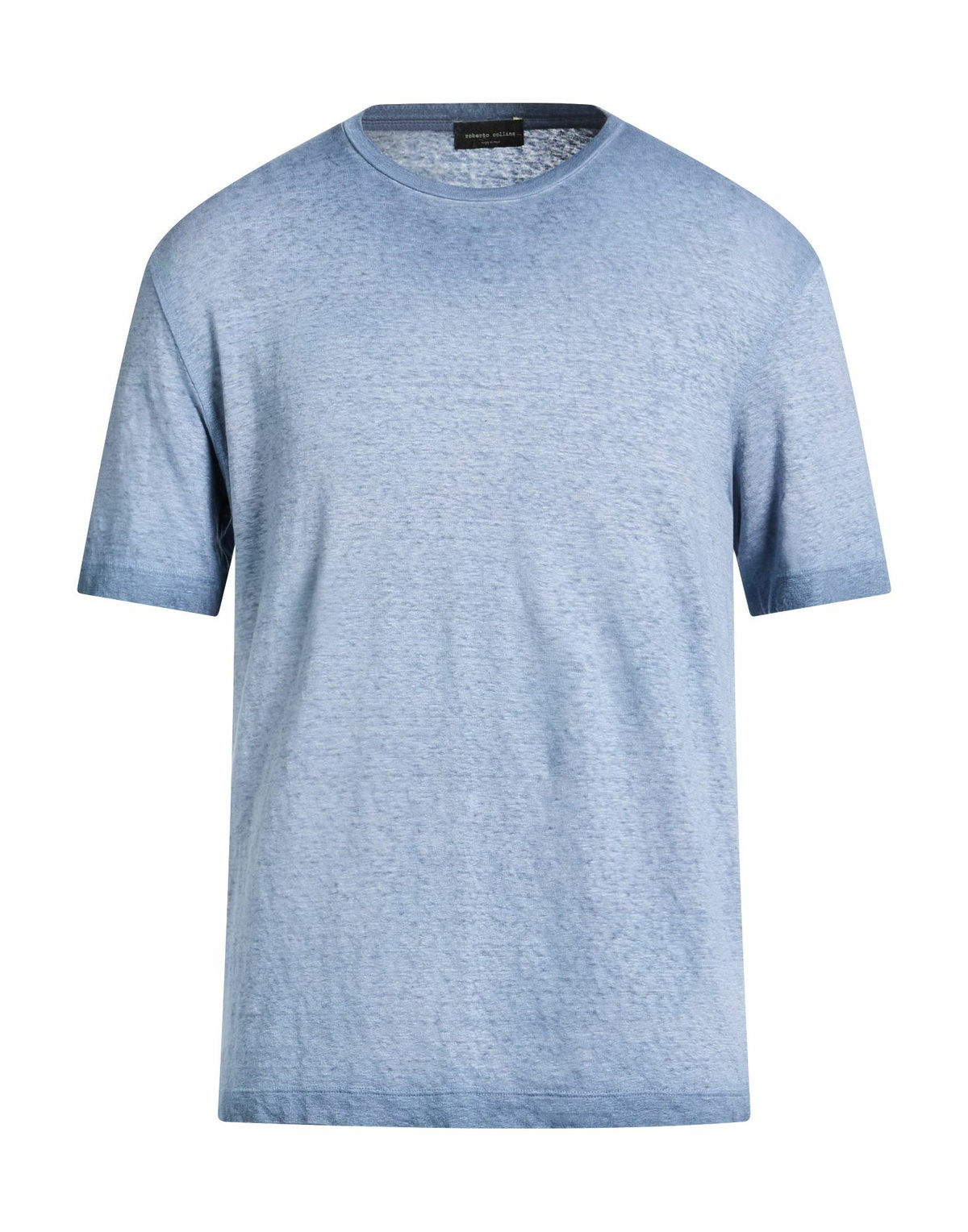 Roberto Collina Mens T-shirt Slate in Blue